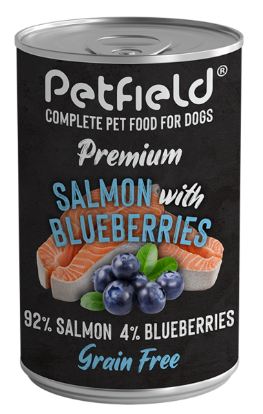 Premium wetfood Salmon & Blueberries
